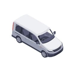 8 seater minibus taxi from Aylestone Kings - spacious vehicle perfect for large groups, corporate events, and family travel in Leicester