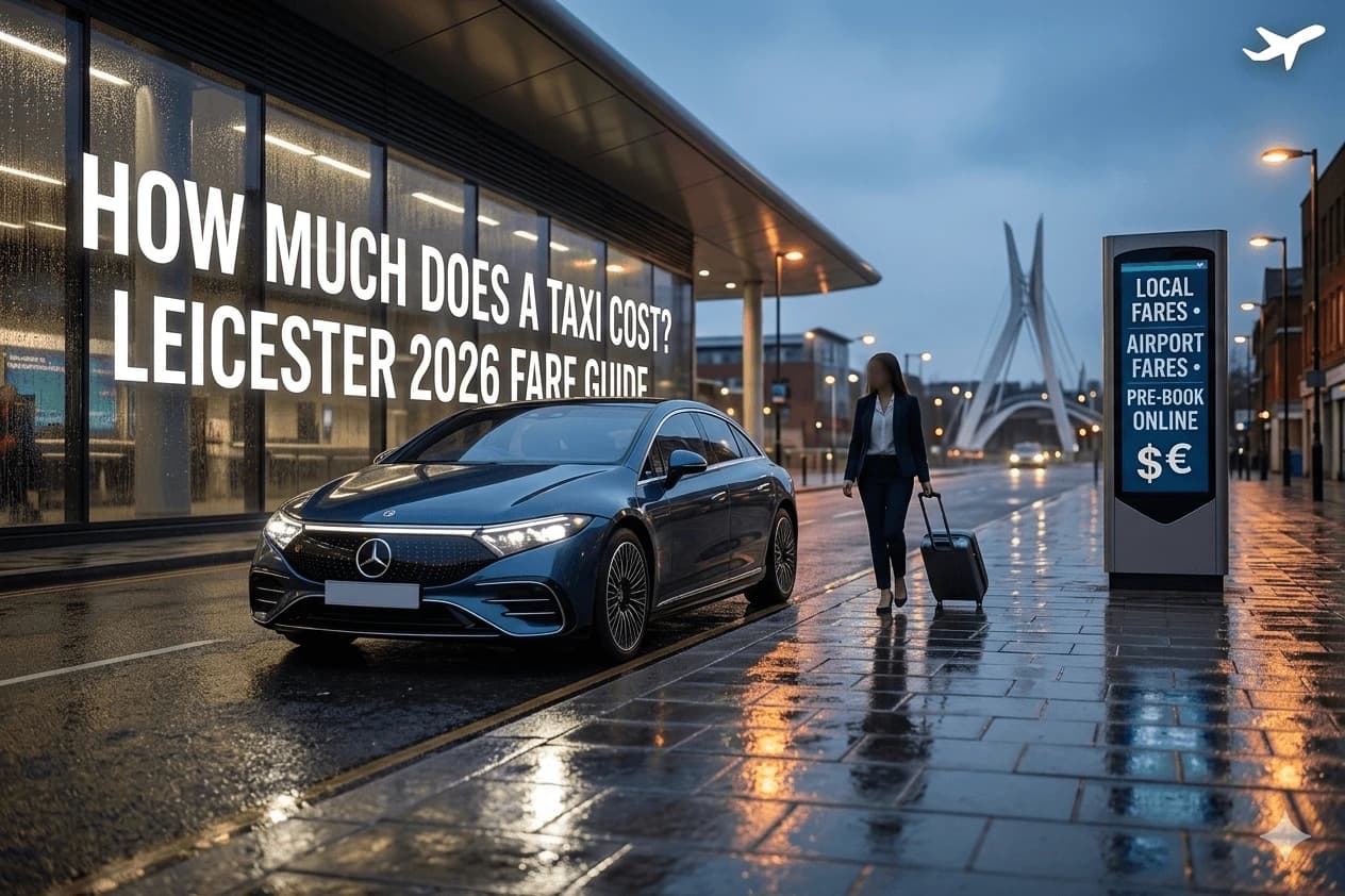 How Much Does a Taxi Cost in Leicester? (2026 Price Guide) - Aylestone Kings Leicester taxi service blog post about fare guide