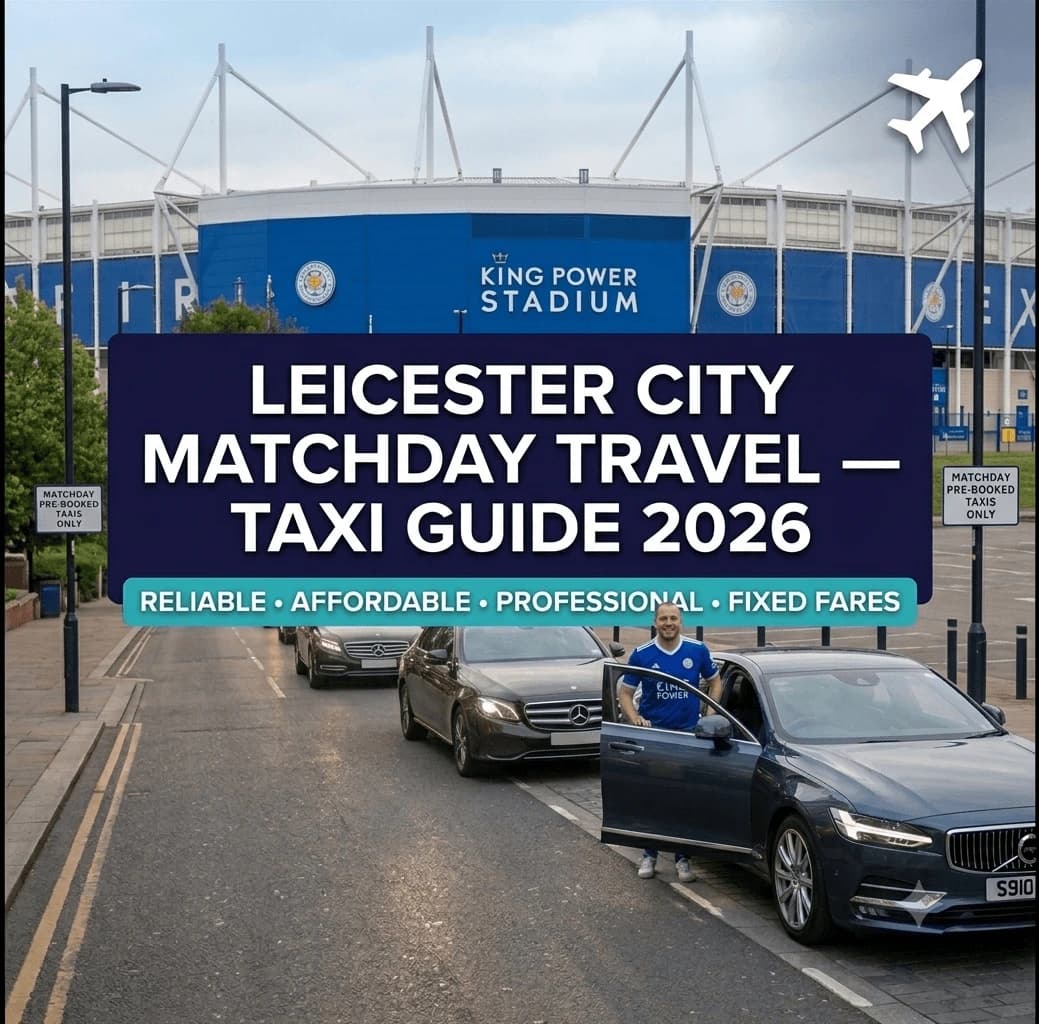 Leicester City Matchday Travel — Taxi Guide 2026 - Aylestone Kings Leicester taxi service blog post background image