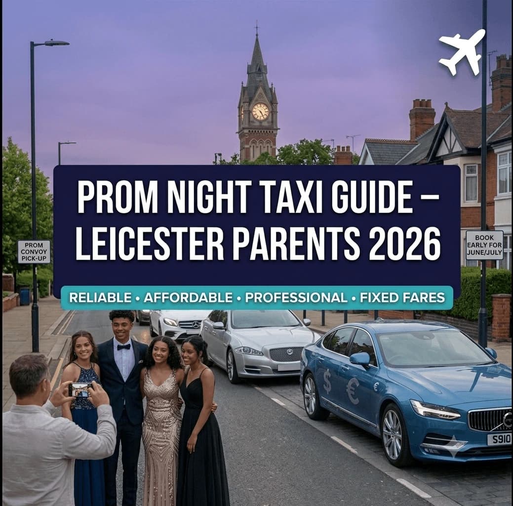 Prom Night Taxi Guide — Leicester Parents 2026 - Aylestone Kings Leicester taxi service blog post background image