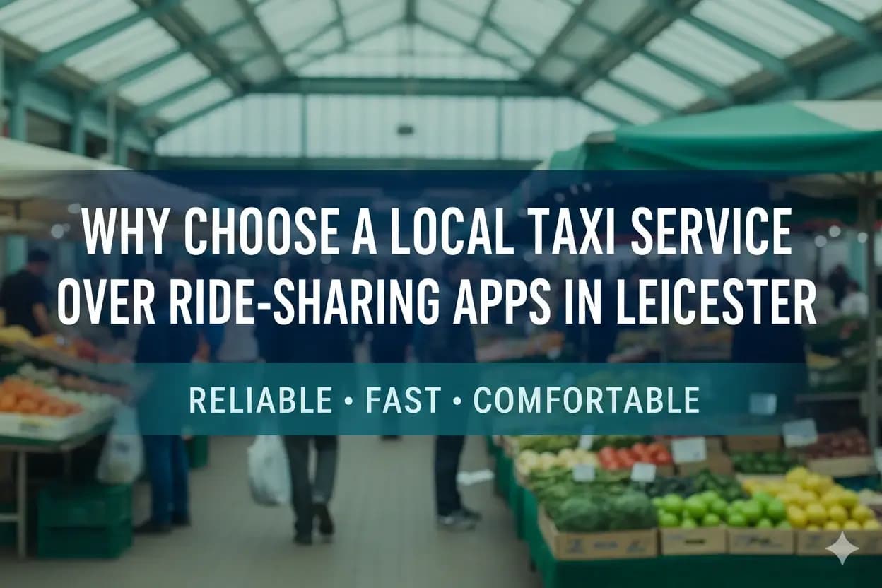 Why Choose a Local Taxi Service Over Ride-Sharing Apps in Leicester - Aylestone Kings Leicester taxi service blog post about travel tips